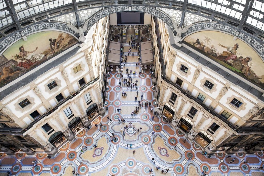 Mame Fashion Dictionary: Galleria Vittorio Emanuele II After Restoration