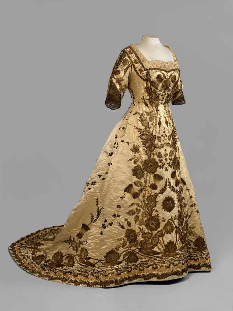 Dress for the coronation of Queen Mary