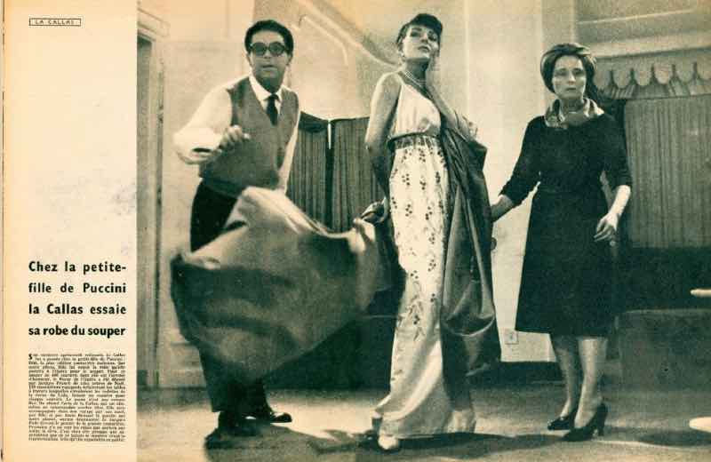 Alain Reynaud, Biki and Maria Callas (1958)