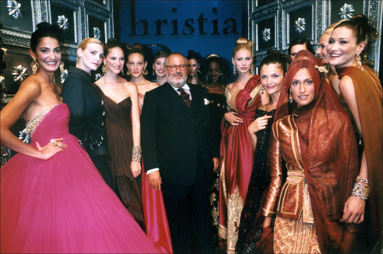 Gianfranco Ferre Dior Haute Couture Spring/Summer 96 Show in France