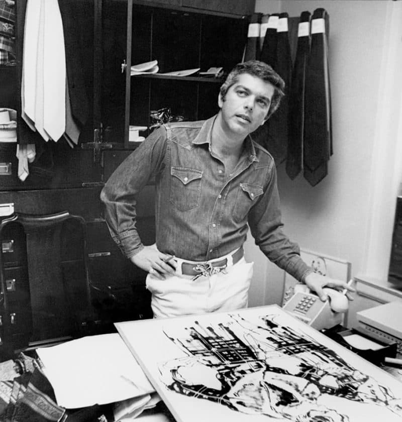 Mame Fashion Dictionary: Stylist working in his Office, 1978