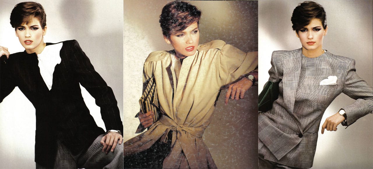 Mame Fashion Dictionary Armani 1980 Campaign MAM e