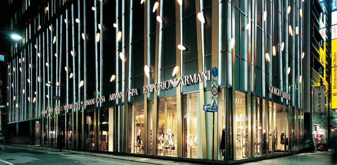 Mame Fashion Dictionary: Armani Concept Store in Japan