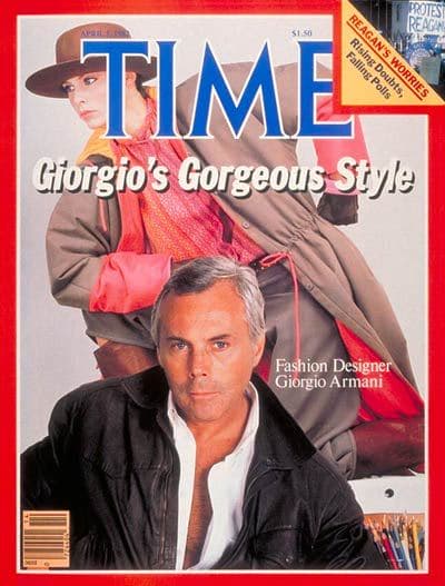 Giorgio Armani Time Magazine Cover