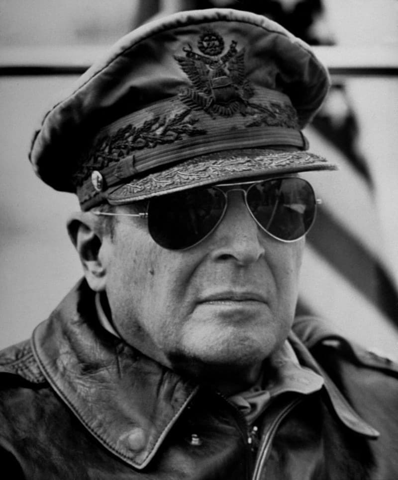 General Douglas MacArthur wears Ray Ban