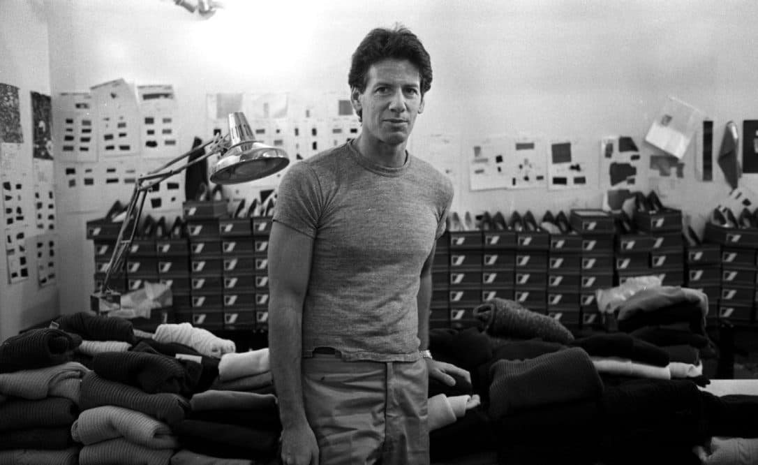 Calvin Klein at his Studio in 1980
