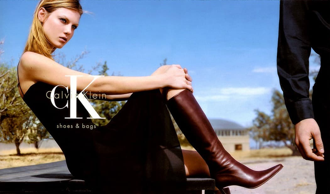 Calvin Klein Shoes Bags Advertising in 2000