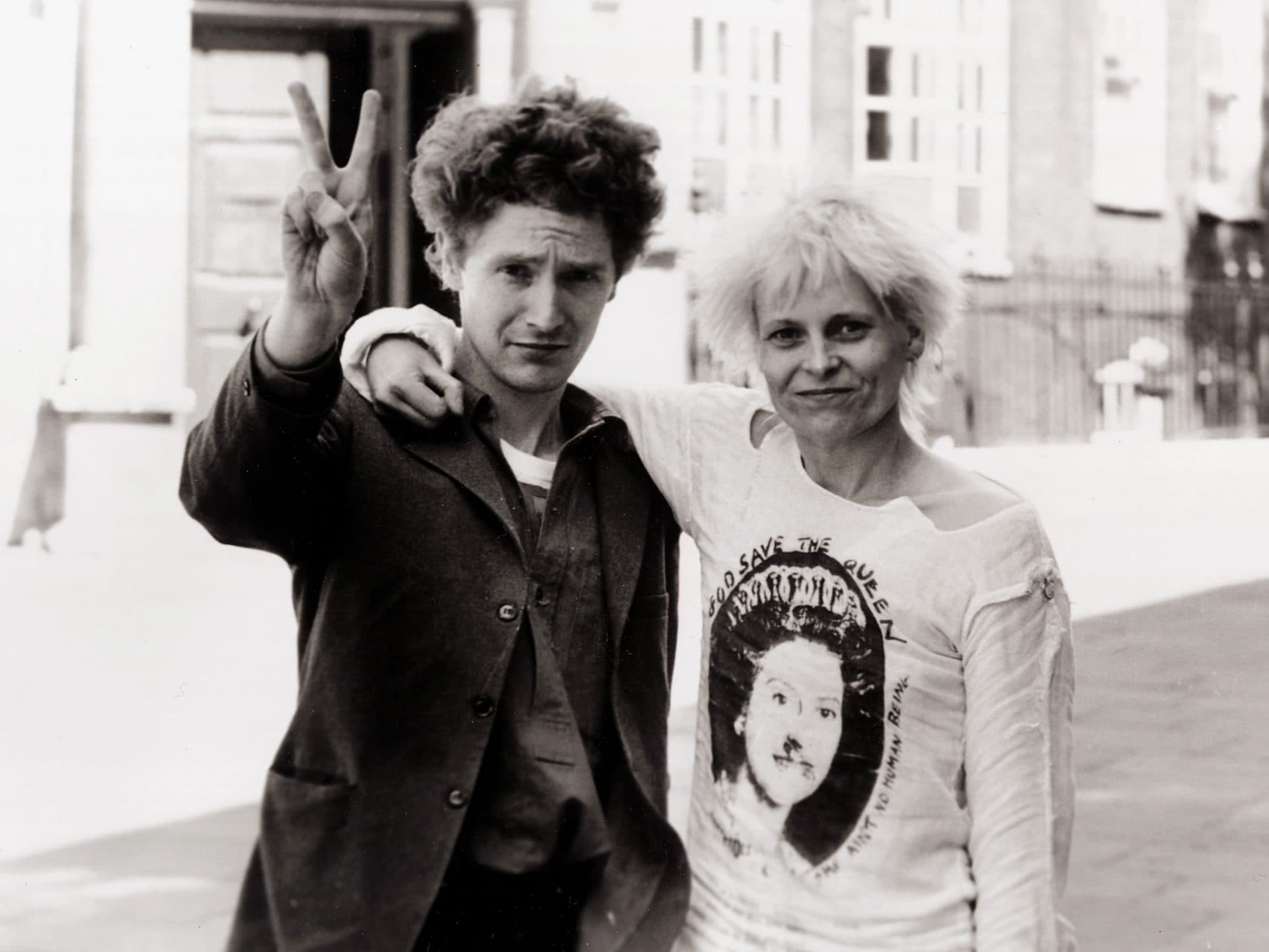 Vivienne Westwood Wear a God Save the Queen Slogan T-shirt Worn by Malcolm McClaren 